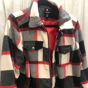 Torrid flannel zip up  jacket
